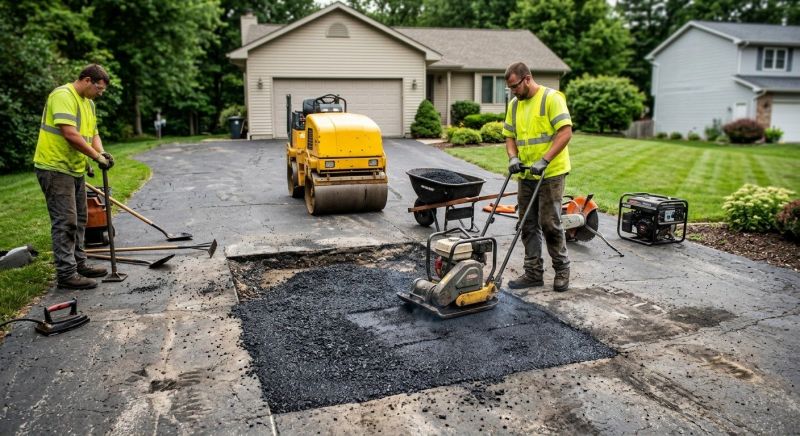 Blacktop Driveway Repair in Los Angeles, CA