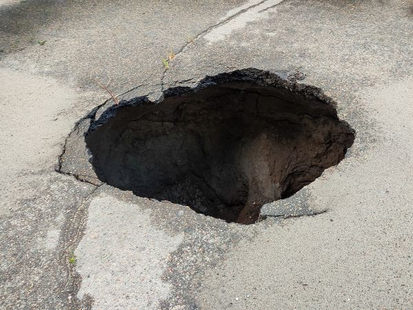 Asphalt Sinkhole Repair